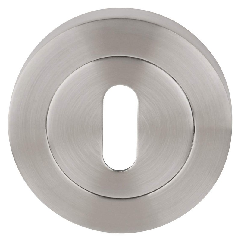 Excel Architectural DH3641 Round Keyhole Escutcheon Set, Satin Chrome