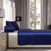 Gnomvaie Satin Bed Linen Set 135 x 200 cm, Blue