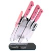 Hen & Rooster HRI036 Seven piece Kitchen Set Pink Tactical