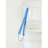 DAISO KAI Rubber Handle Narrow Tip Tweezers