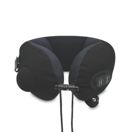 Travelmall Switzerland Multi-Functional Heat & Massage Neck Support for Airplane, Train, and Car