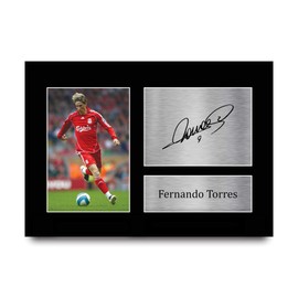 HWC Trading A4 Fernando Torres Liverpool Gifts Printed Autograph For Fans And Fans - A4