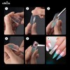 NMKL38 288PCS Nail French Silicone Sticker Nail Dual Form Set