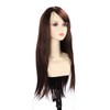 Long Straight Synthetic Hair High Density Silky Heat Resistant Fiber