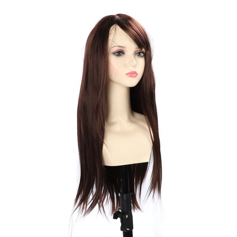 Long Straight Synthetic Hair High Density Silky Heat Resistant Fiber