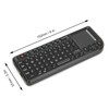 Wireless Mini Keyboard K808 Neutral Founctional 2.4G Mouth Touchpad Floating