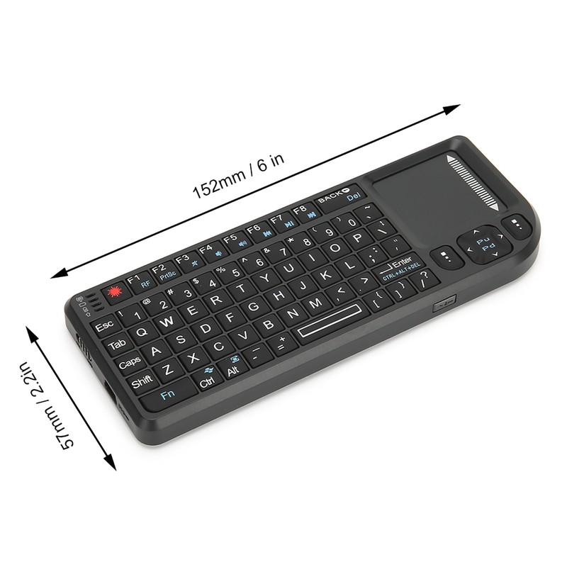 Wireless Mini Keyboard K808 Neutral Founctional 2.4G Mouth Touchpad Floating