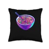 Menudo Soup Synthwave Throw Pillow
