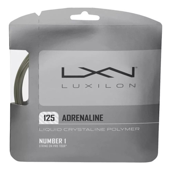 Luxilon Cuerda de raqueta Wilson Luxilon Adrenaline de 16 litros y 1,25 mm