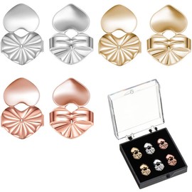 3 Pairs Earring Lifters Adjustable Earring Lifters Hypoallergenic Ear Lobe Lifters for Earring Backs Earring Accessories Earring Lifter Magic Adjustable Earring Lifters