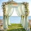 Wedding Arch Draping Fabric 28" x19FT, Sheer Chiffon Fabric Backdrop,1