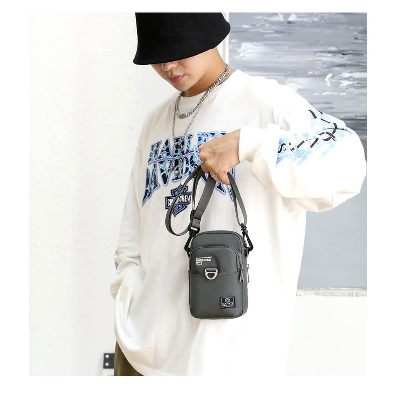 Gincci Men's Shoulder Bag, Mini Bag, Crossbody Bag, Leisure Bag,