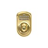 Schlage BE365 V PLY 505 Plymouth Keypad Deadbolt, Electronic Keyless