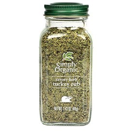 Simply Organic Turkey Rub, Certified Organic | 2.43 oz