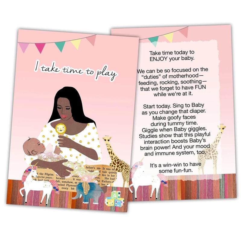 Mama Natural Postpartum Affirmation Cards
