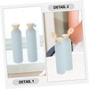 VICASKY 4pcs Refillable Travel Shampoo Bottles Conditioner Bottles Portable Pump