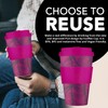Ecoffee Cup 814 009 Reusable Eco Friendly Cup Saucer 400ml
