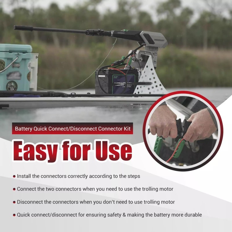 for Trolling Motor Newport NV X Kayak NK180 Battery Quick