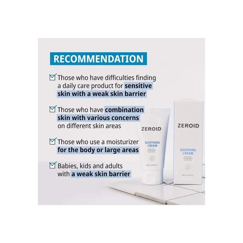 ZEROID Soothing Cream