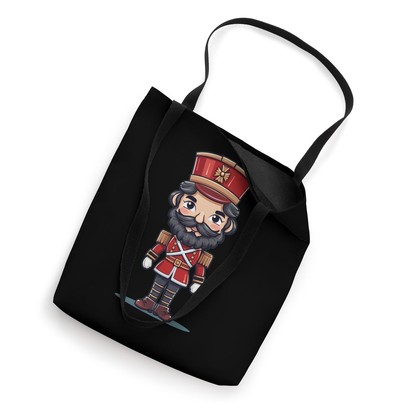 Well-dressed nutcracker with beard costume Tote Bag