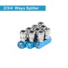 SagaSave 3Pcs Aluminum Air Compressor Splitter, 2/3/4 Way Quick Connect