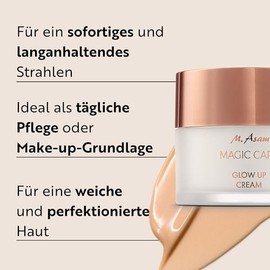 M. Asam Magic Care Glow Up Cream 50 ml | Light face cream with instant and long-term glow effect, ensures smooth skin