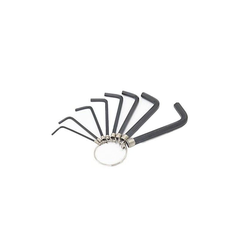 Cheerock 8-Pack Black L-Shape Hex Key Allen Wrench Set 1.5-6mm