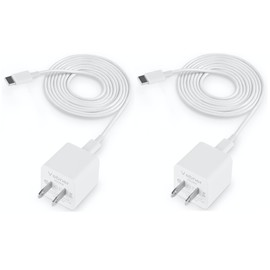 Vebner Power Cord Compatible with eero, eero 6, eero Pro 6, Pro 6+ and Pro 6E Mesh WiFi Systems (2-Pack)