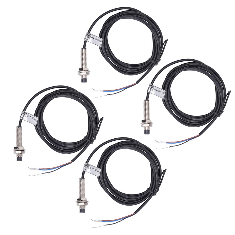 4 Set Proximity Switch 8mm Dia PNP 3 Wire Normally