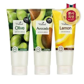 On the Body The Natural Cleansing Foam 200g x 3 (Choose 1 of 3 types) / 온더바디 더내추럴 클렌징폼 200g x 3개 (3종 중 택1)