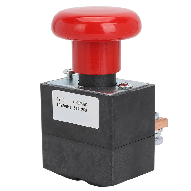 Emergency Push Button Switch DC80V Reliable Emergency Stop Switch Replacement