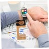 LALAFINA 1Pc Bamboo Smart Watch Charging Stand Durable Lightweight Charging