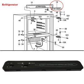 Unbranded For Dometic DM2652 Universal Refrigerator Control Board Kit 2-Way 2932771021