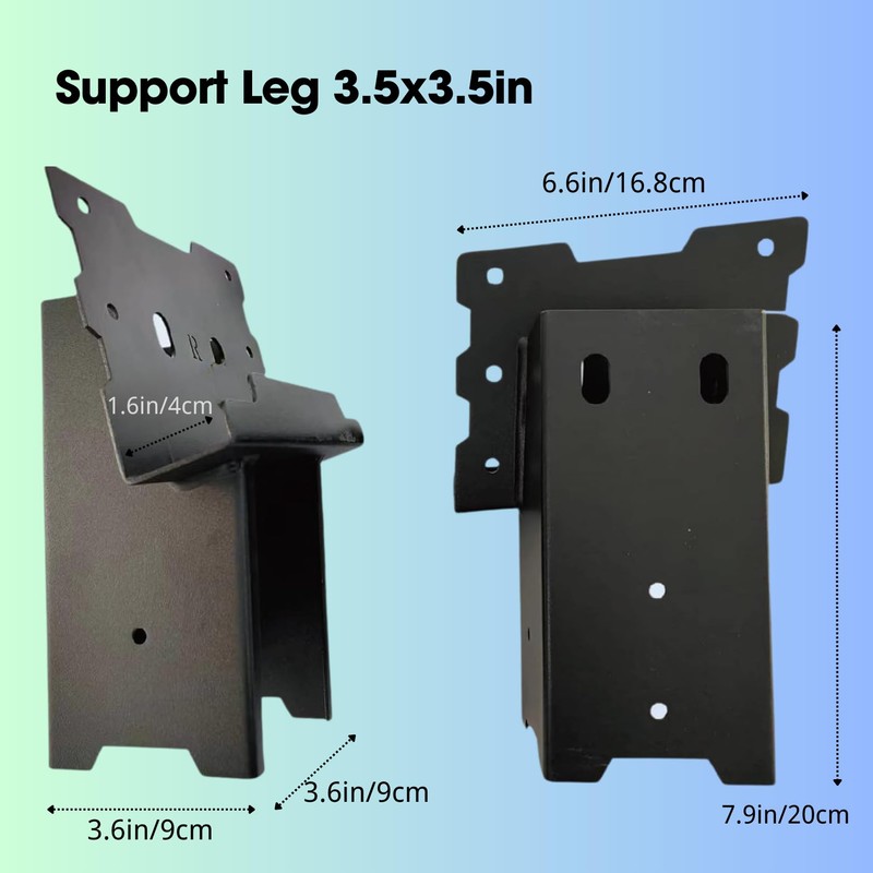 4x4 Outdoor Multi-Use Angle Brackets,Platform Bracket for Hunting Blinds, Shooting