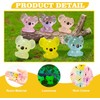 50pcs Mini Resin Animals, Glow In The Dark Tiny Resin