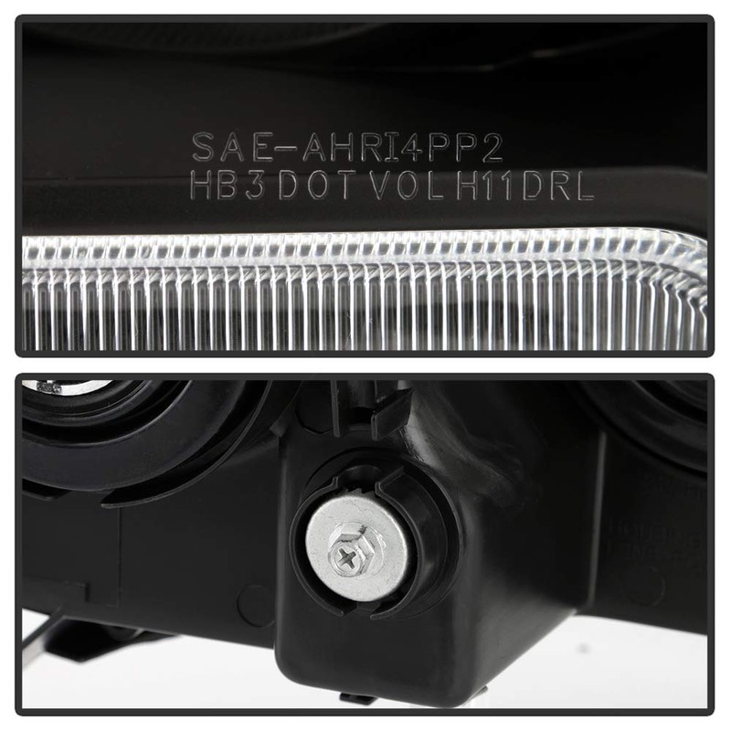 ACANII - For Black 2006-2009 Toyota 4Runner Replacement Headlights lamps