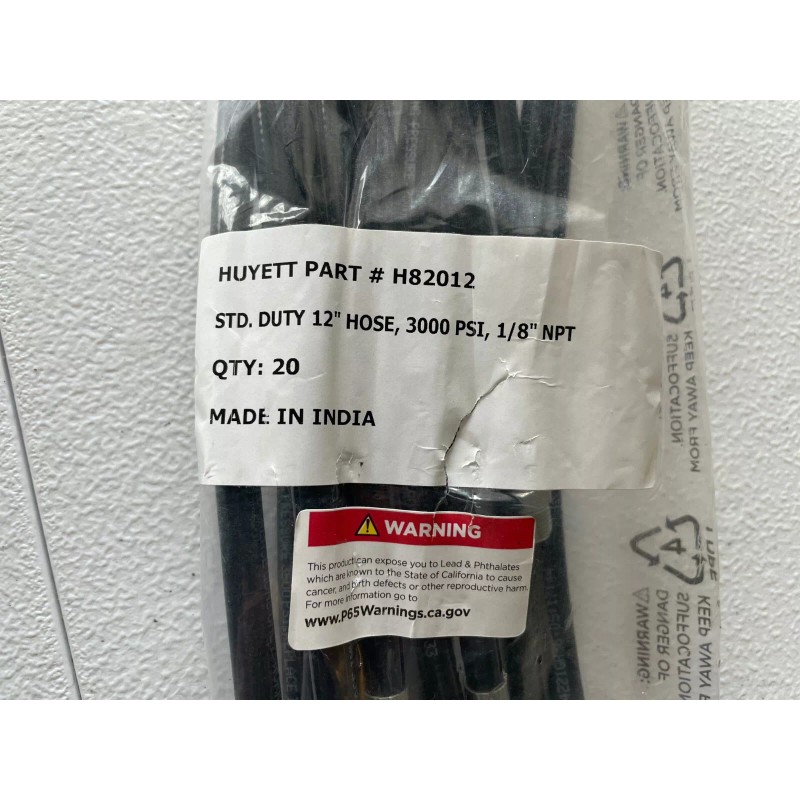 Huyett 5x Grease Hose - Standard Duty - 12 inch,