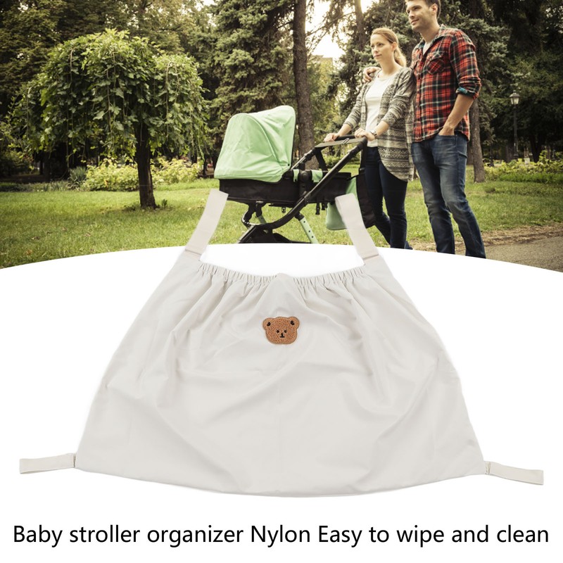 Baby Stroller Storage Organizer Nylon Adjustable Strap Kids Stroller Storage