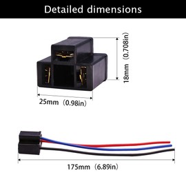 YUNPINGCAR H4 9003 HB2 Wiring Harness Headlights Wire Sockets H4 to 3 Pin Adapter for Headlight Fog Light 2PCS