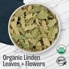J Mac Botanicals, Organic Linden Leaf and Flower, Whole Leaves