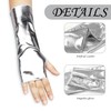LSYYSL 1 Pair Of Fingerless Gloves And 1 Lace Mask,