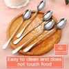 PEBBLE HUG 6pc Stainless Steel Latte Spoons, 19 cm Long