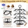 Rkyfoe Coffee Pod Holder, K Cup Holders,Coffee Pod Storage Carousel