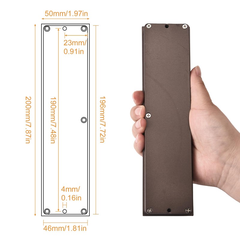 MOROBOR Zinc Alloy Flush Pull Handles, 2pcs Embedded Sliding Door