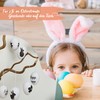 Papierdrachen 8 Printed Easter Eggs in Papier-Mâché Look – Black
