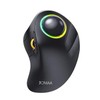 JOMAA Wireless Bluetooth Trackball Mouse with RGB Backlight,Finger Control, 3