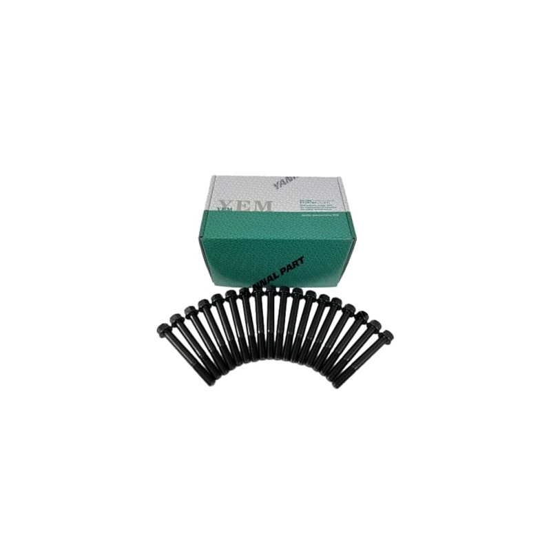 YANNAL PART Cylinder Head Bolt V2403 Suitable for Kubota Engine
