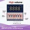 Industrial Cycle Timer Alarm with Flashing Strobe Light 0-110dB Adjustable