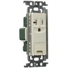 Panasonic WTF19313WK Grounding Outlet with Embedded Earth Terminal for Both