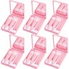 6 Kits de Brochas de Maquillaje para Regalo con Espejo,
